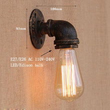 Load image into Gallery viewer, Loft Industrial iron wall lamp
