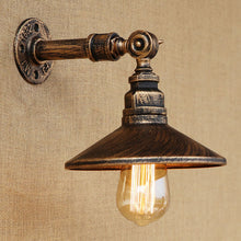 Load image into Gallery viewer, Loft iron water pipe retro wall lamp