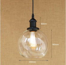 Load image into Gallery viewer, Loft Modern Retro Glass Pendant Lamp