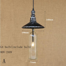 Load image into Gallery viewer, Modern Bottle Pendant Lamp