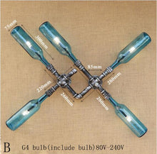 Load image into Gallery viewer, vintage led glass wall lamp