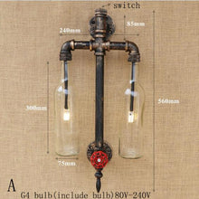 Load image into Gallery viewer, Retro Vintage Glass wall lamp