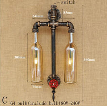 Load image into Gallery viewer, Retro Vintage Glass wall lamp