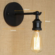 Load image into Gallery viewer, Gold Copper Vintage Wall Lamp