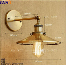 Load image into Gallery viewer, Gold Copper Vintage Wall Lamp
