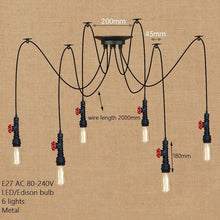 Load image into Gallery viewer, Vintage Big Spider Pendant Lamp