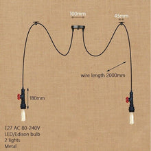 Load image into Gallery viewer, Vintage Big Spider Pendant Lamp