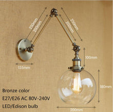 Load image into Gallery viewer, Retro Loft Wall lamp