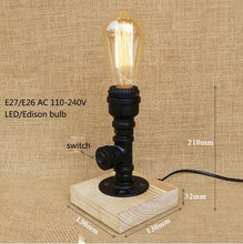 Load image into Gallery viewer, Loft Retro Black Table Lamp