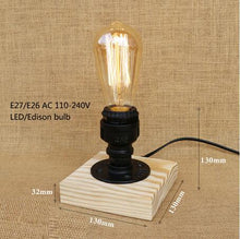 Load image into Gallery viewer, Loft Retro Black Table Lamp