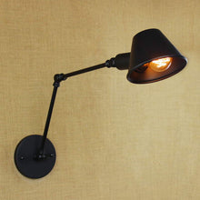 Load image into Gallery viewer, Matte Black Loft Retro wall lamp