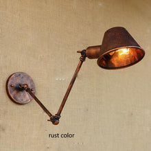 Load image into Gallery viewer, Matte Black Loft Retro wall lamp