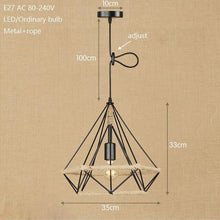 Load image into Gallery viewer, Loft Retro Industrial European Style Pendant Lamp