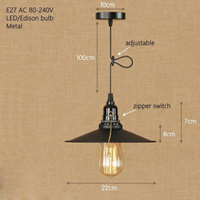 Load image into Gallery viewer, Loft iron shade modern Pendant Lamp