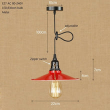 Load image into Gallery viewer, Loft iron shade modern Pendant Lamp