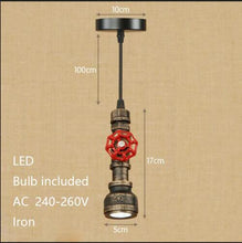 Load image into Gallery viewer, Vintage retro pendant light