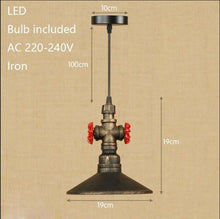 Load image into Gallery viewer, Vintage retro pendant light
