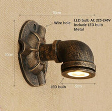 Load image into Gallery viewer, LED retro wall lamp