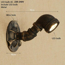 Load image into Gallery viewer, LED retro wall lamp