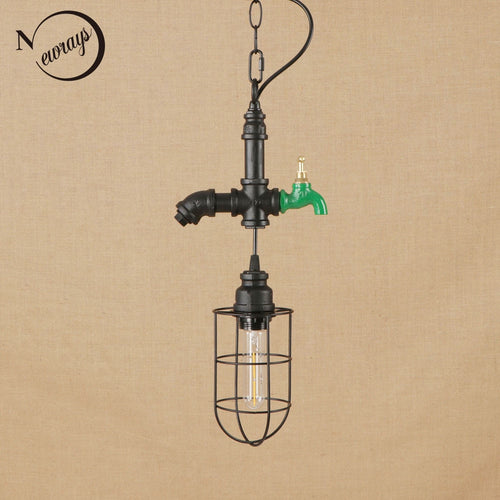 Vintage lron Hanging Lamp