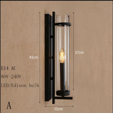 Load image into Gallery viewer, Modern Glass Iron Wall Lamp
