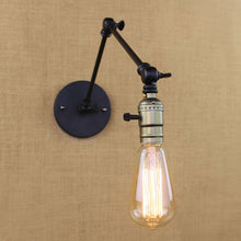 Load image into Gallery viewer, vintage black wall lamp