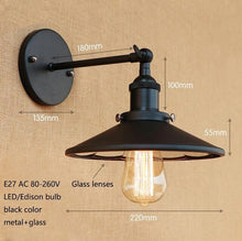 Load image into Gallery viewer, Loft Retro Glass wall lamp