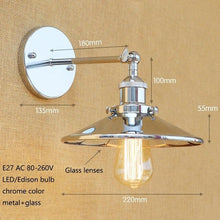 Load image into Gallery viewer, Loft Retro Glass wall lamp