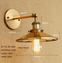 Load image into Gallery viewer, Loft Retro Glass wall lamp