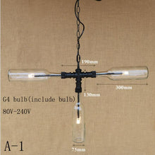 Load image into Gallery viewer, Modern Vintage glass pendant lamp