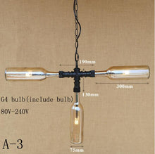 Load image into Gallery viewer, Modern Vintage glass pendant lamp