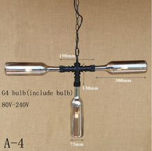 Load image into Gallery viewer, Modern Vintage glass pendant lamp