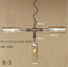 Load image into Gallery viewer, Modern Vintage glass pendant lamp