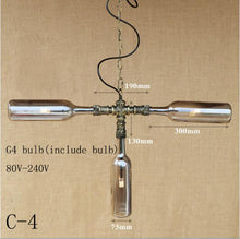 Load image into Gallery viewer, Modern Vintage glass pendant lamp