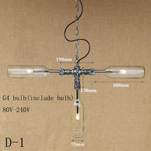 Load image into Gallery viewer, Modern Vintage glass pendant lamp