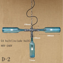 Load image into Gallery viewer, Modern Vintage glass pendant lamp