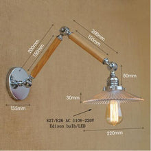Load image into Gallery viewer, Modern glass wall lamp