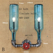 Load image into Gallery viewer, Retro glass wall lamp