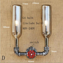 Load image into Gallery viewer, Retro glass wall lamp
