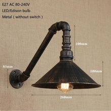 Load image into Gallery viewer, iron retro wall lamp
