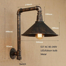 Load image into Gallery viewer, iron retro wall lamp