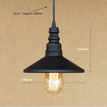 Load image into Gallery viewer, 4 color Loft Iron pendant lamp