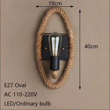 Load image into Gallery viewer, Morden American style rope wall Lamp