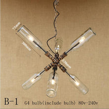 Load image into Gallery viewer, Modern glass bottle lamp