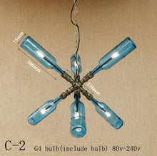 Load image into Gallery viewer, Modern glass bottle lamp