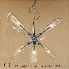 Load image into Gallery viewer, Modern glass bottle lamp