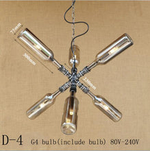 Load image into Gallery viewer, Modern glass bottle lamp