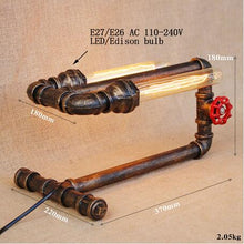 Load image into Gallery viewer, Black workroom table lamp