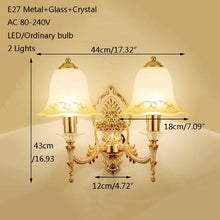 Load image into Gallery viewer, Modern Crystal Wall Lamp