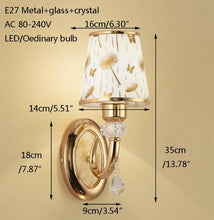 Load image into Gallery viewer, Modern Crystal  Wall Lamp